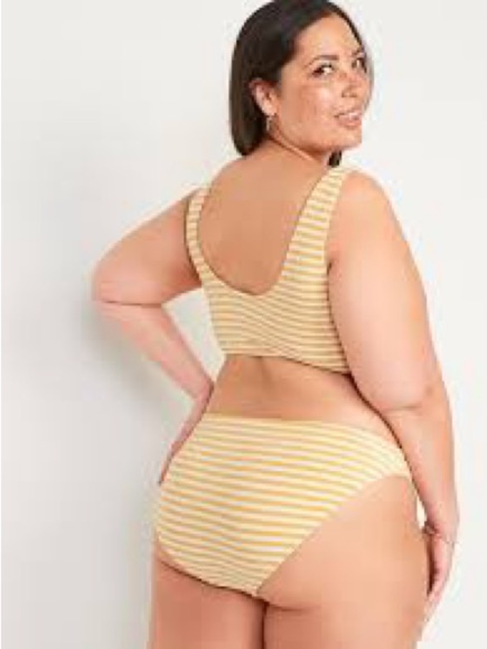 NWT Old Navy Orange & White Terry Bikini 3X - Picture 4 of 14